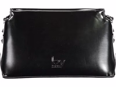 Nero Polyurethane Women Handbag
