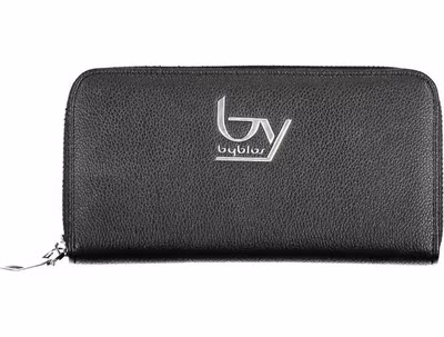 Black Polyurethane Women Wallet