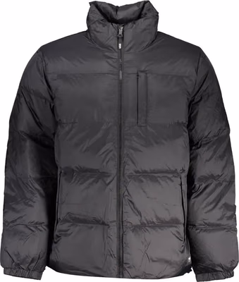 Black Polyester Men's Jacket