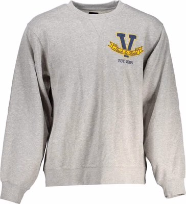 Gray Cotton Men's Sweatshirt