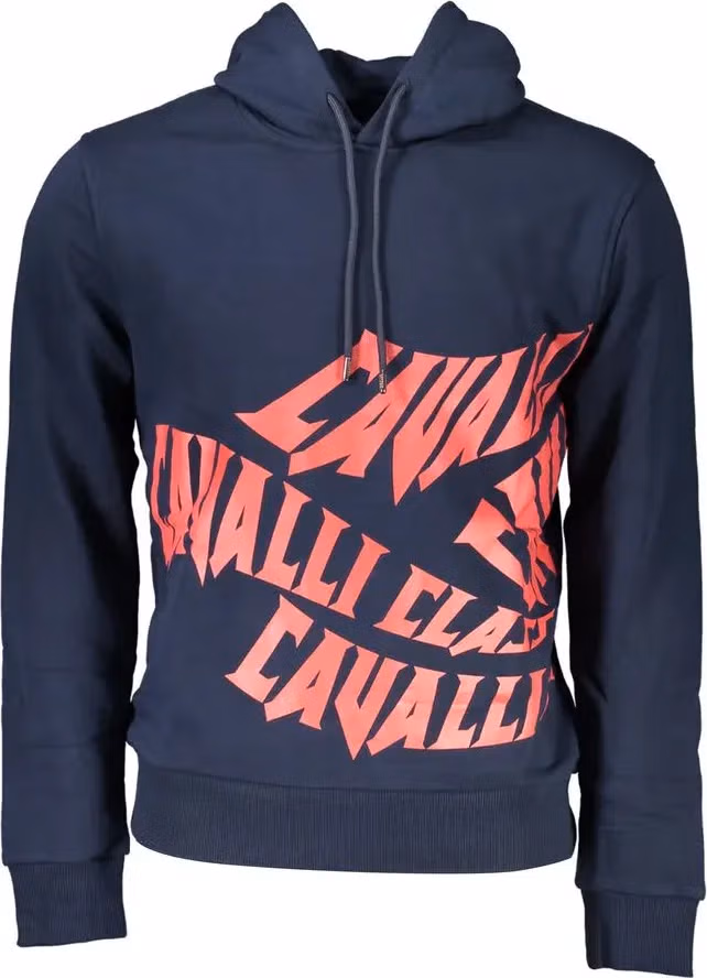 Cavalli Class Blue Cotton Men's Sweatshirt