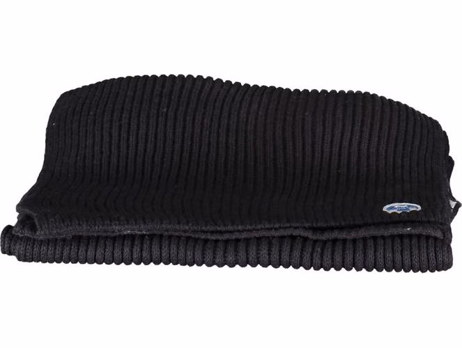 North Sails Black Cotton Men Scarf