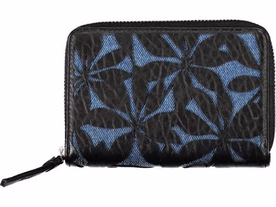 Black Polyurethane Women Wallet