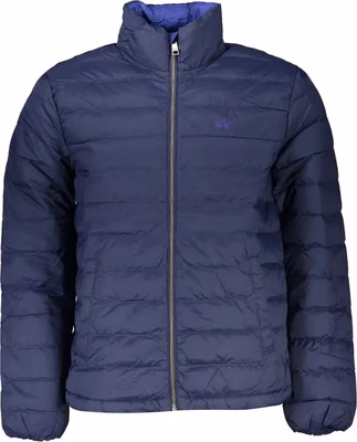 Blu Poliammide Men's Jacket