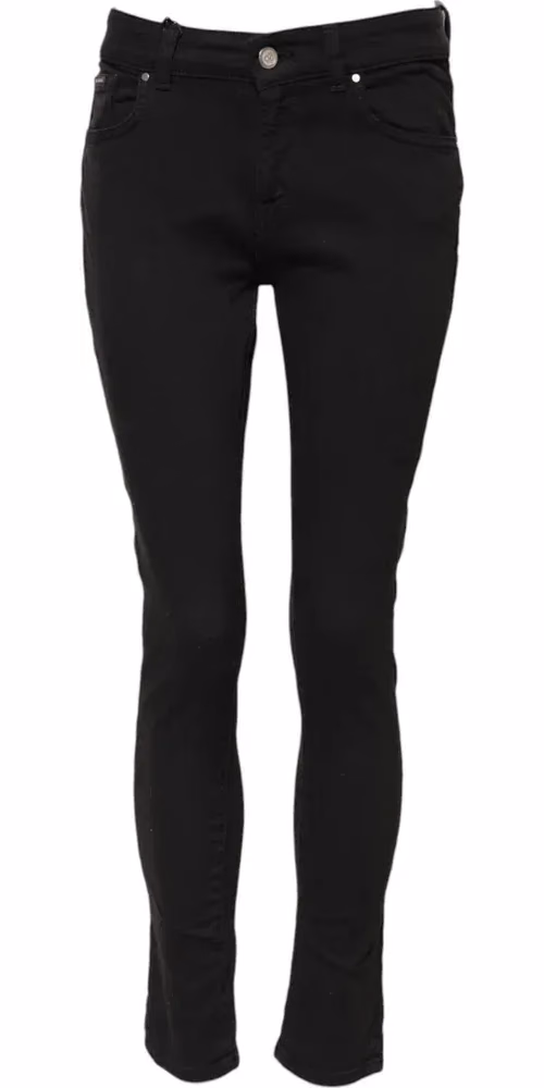 Dolce & Gabbana Black Cotton Skinny Mid Waist Denim Jeans