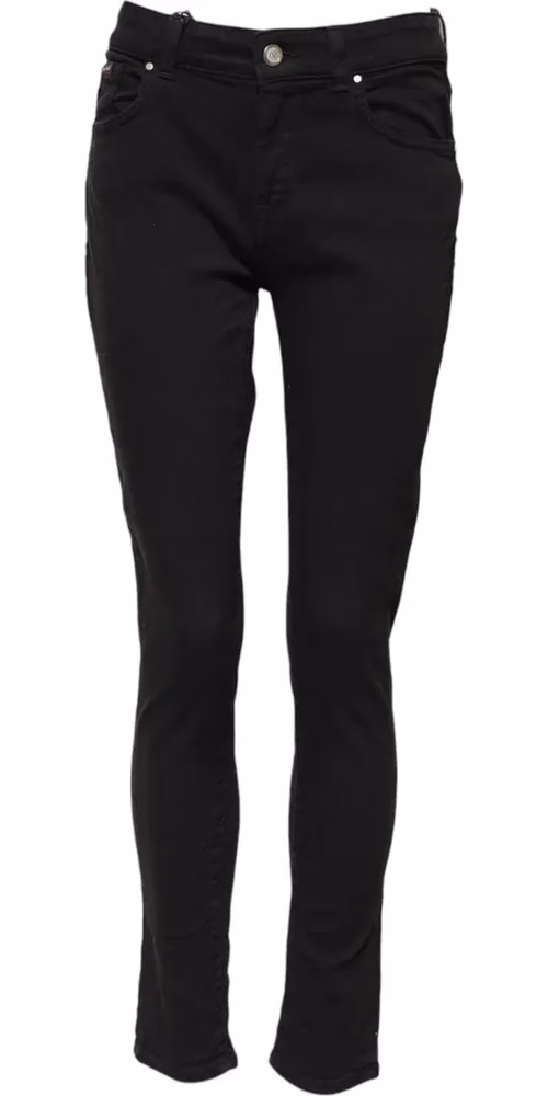 Dolce & Gabbana Black Cotton Skinny Mid Waist Denim Jeans