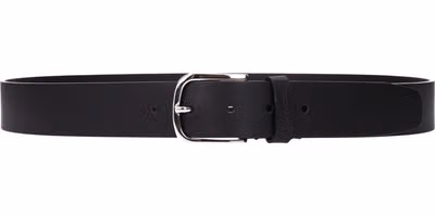 Black Leather Regular Belt