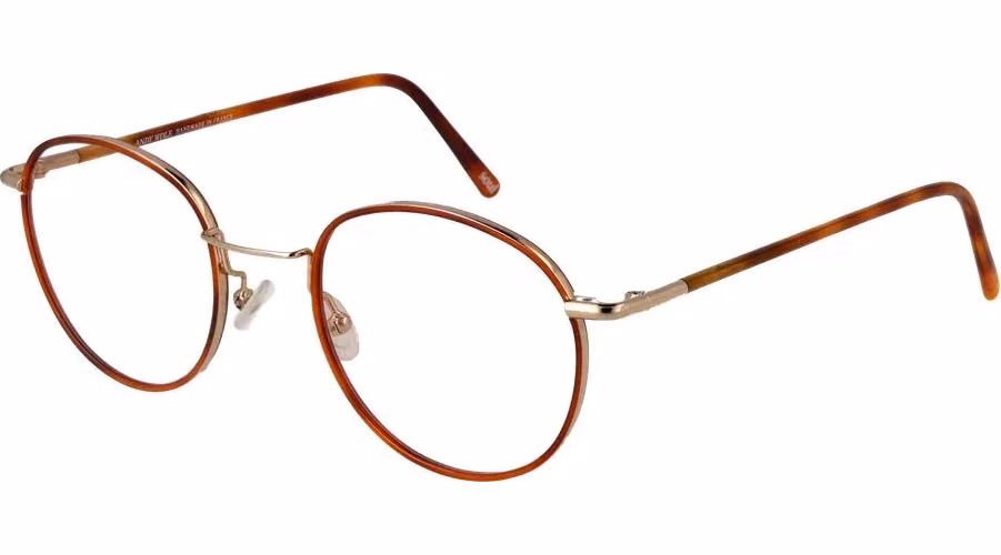 Andy Wolf Orange Metal Glasses (Frames)