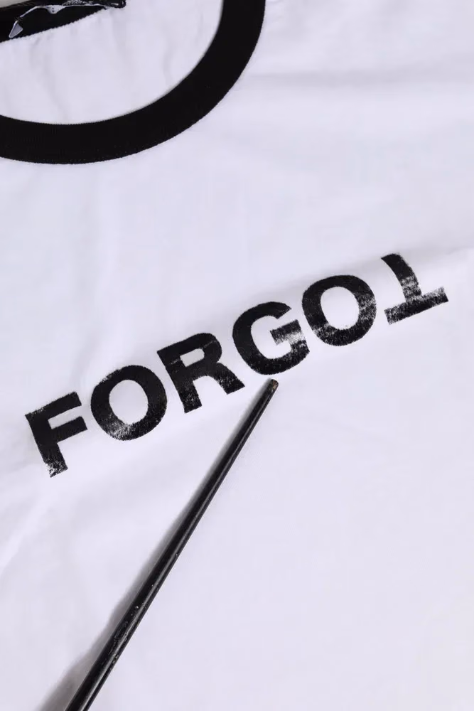 Dolce & Gabbana White Cotton Crew Neck Cropped Top T-shirt