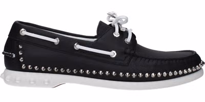 Black Leather Slip-On Loafers