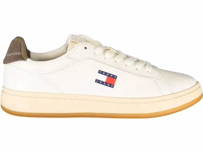Tommy Hilfiger Bianco Polyurethane Women Sneaker
