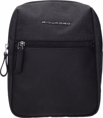Black Fabric Crossbody Bag