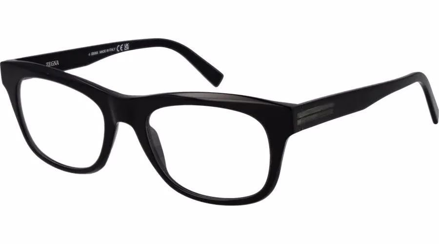 Ermenegildo Zegna Black Acetate Glasses (Frames)