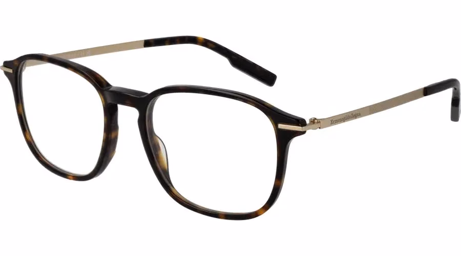Ermenegildo Zegna Brown Acetate Glasses (Frames)