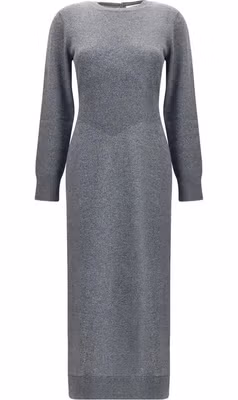 Gray Cashmere Casual Dress