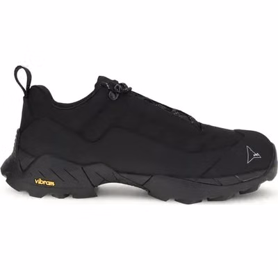 Black Polyamide Athletic Sneakers