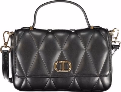Nero Polyurethane Women's Shoulder Bag