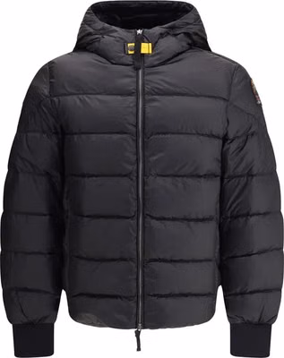 Black Polyamide Jacket Coat