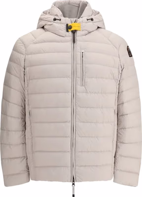 Beige Polyamide Full-Length Jacket