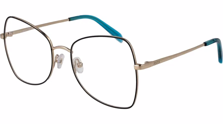 Emilio Pucci Black Metal Glasses (Frames)