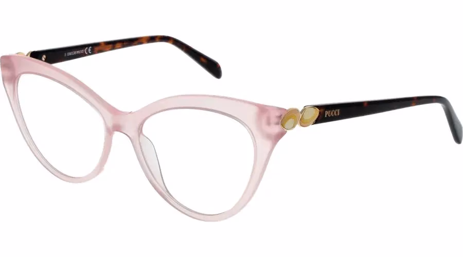 Emilio Pucci Pink Plastic Glasses (Frames)