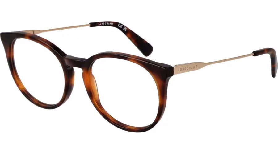 Longchamp Brown Metal Glasses (Frames)
