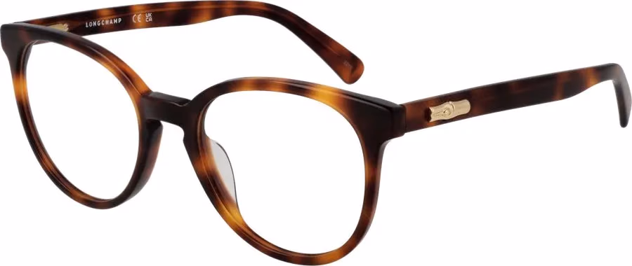 Longchamp Brown Cellulose Acetate Glasses (Frames)