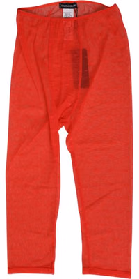 Red Logo Lace Tight Midi Trousers Underwear