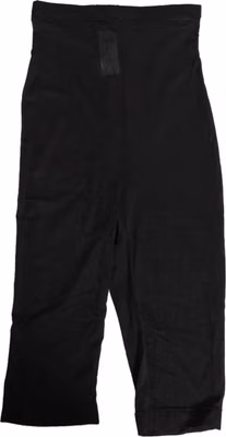 Black High Waist Tight Midi Trouser Underwear