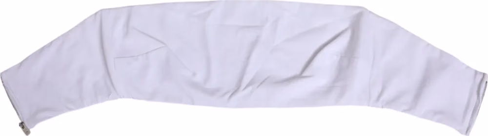 Dolce & Gabbana White Nylon Strapless Corset Top Underwear
