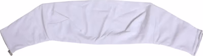White Nylon Strapless Corset Top Underwear