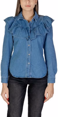 Blue Cotton Blouse