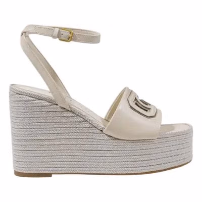 Beige Synthetic High Heel Pumps
