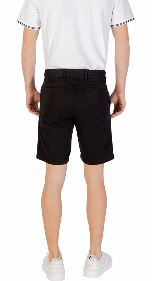 Hugo Boss Black Cotton Bermuda Shorts