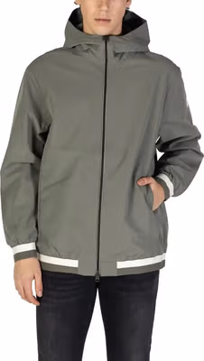 Green Polyester Shell Jacket