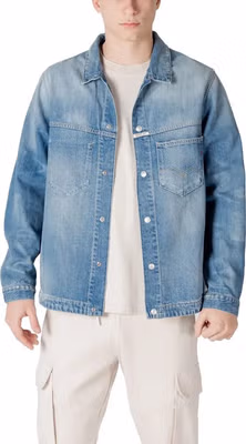 Light Blue Cotton Denim Jacket