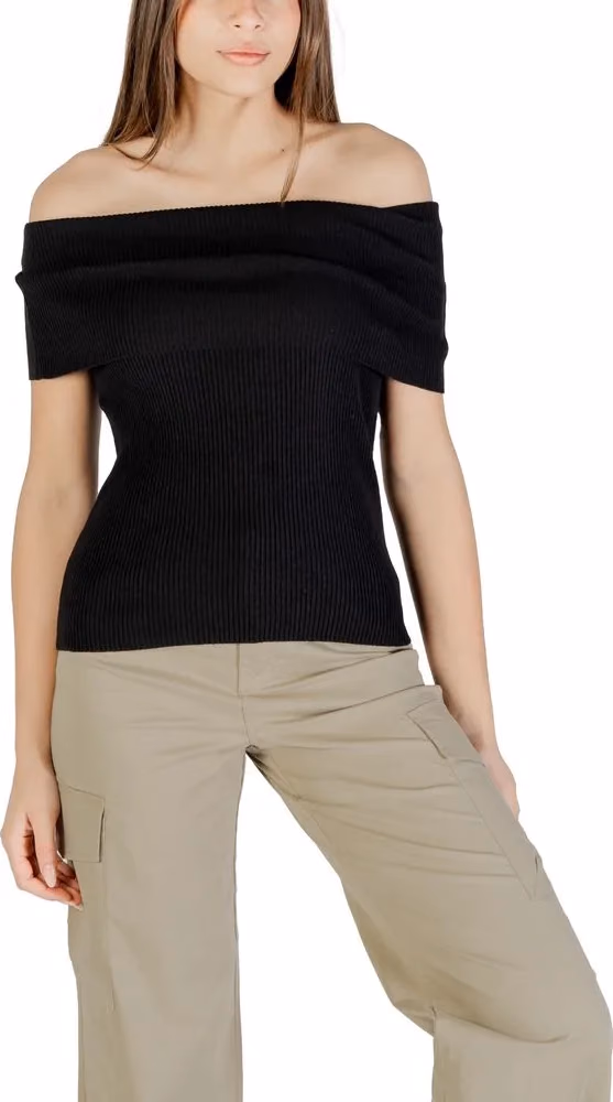 Only Black Polyester Bodysuit