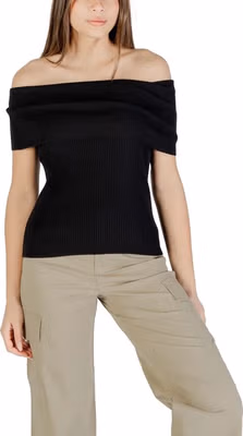 Black Polyester Bodysuit
