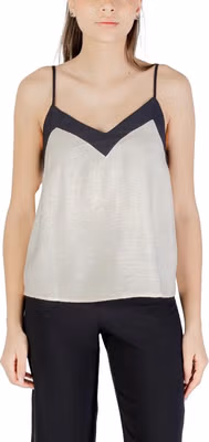 Beige Nylon Top