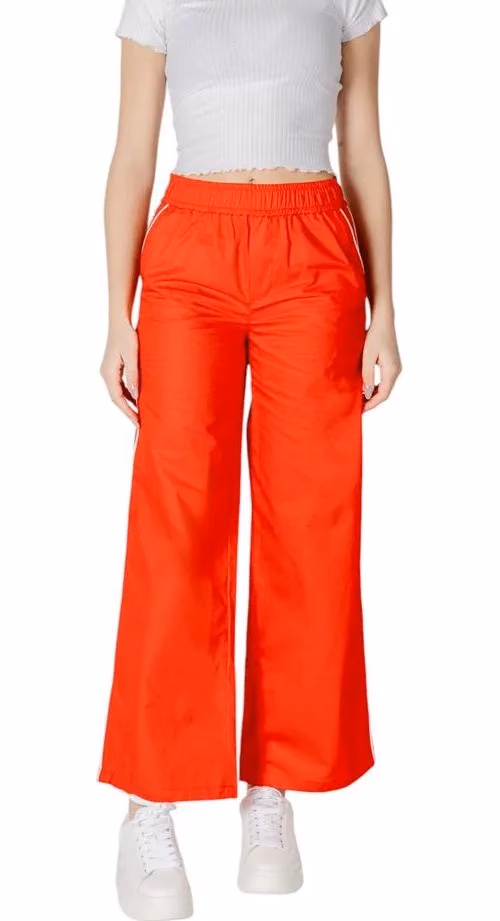Only Multicolor Cotton Casual Pants