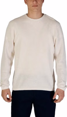 White Cotton Sweatshirt