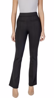 Black Viscose Skinny Pants