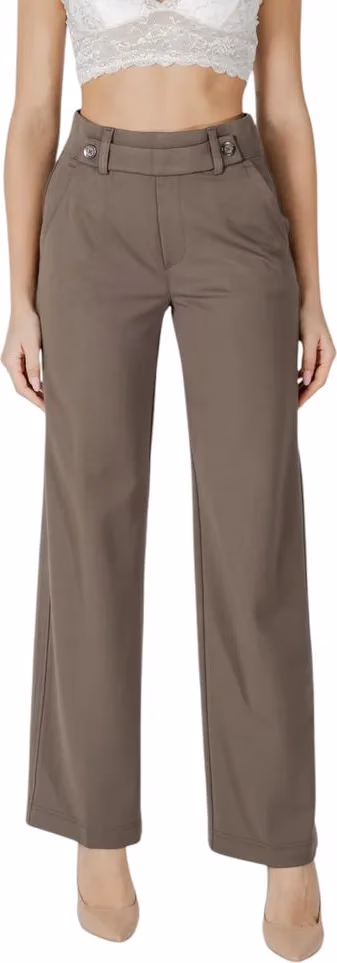 Street One Brown Viscose Casual Pants