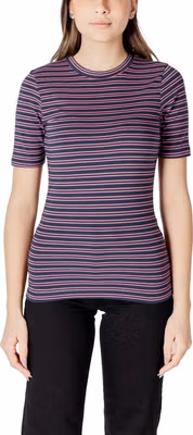 Bicolor Cotton T-Shirt