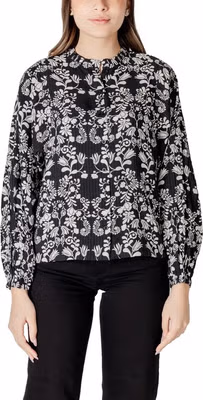 Black Viscose Blouse