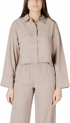 Beige Viscose Blouse