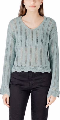 Turquoise Recycled Cotton Sweatshirt