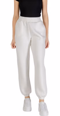 Cream Viscose Joggers (Workout Pants)