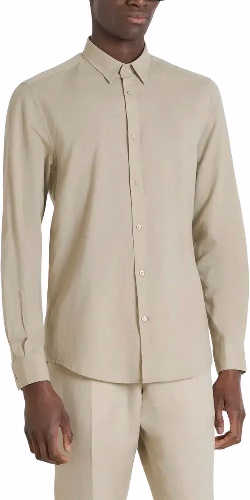 Antony Morato Beige Cotton Shirt