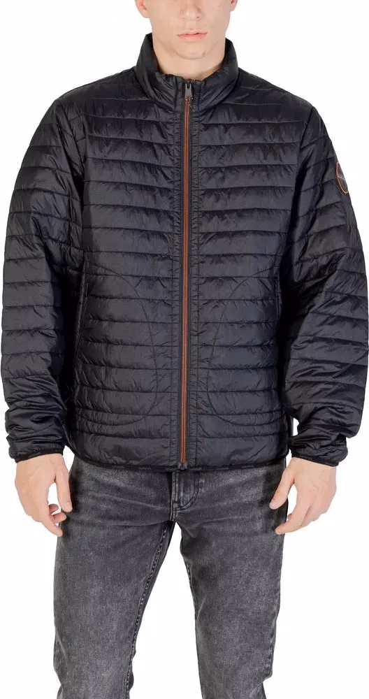 Napapijri Black Polyamide Coat